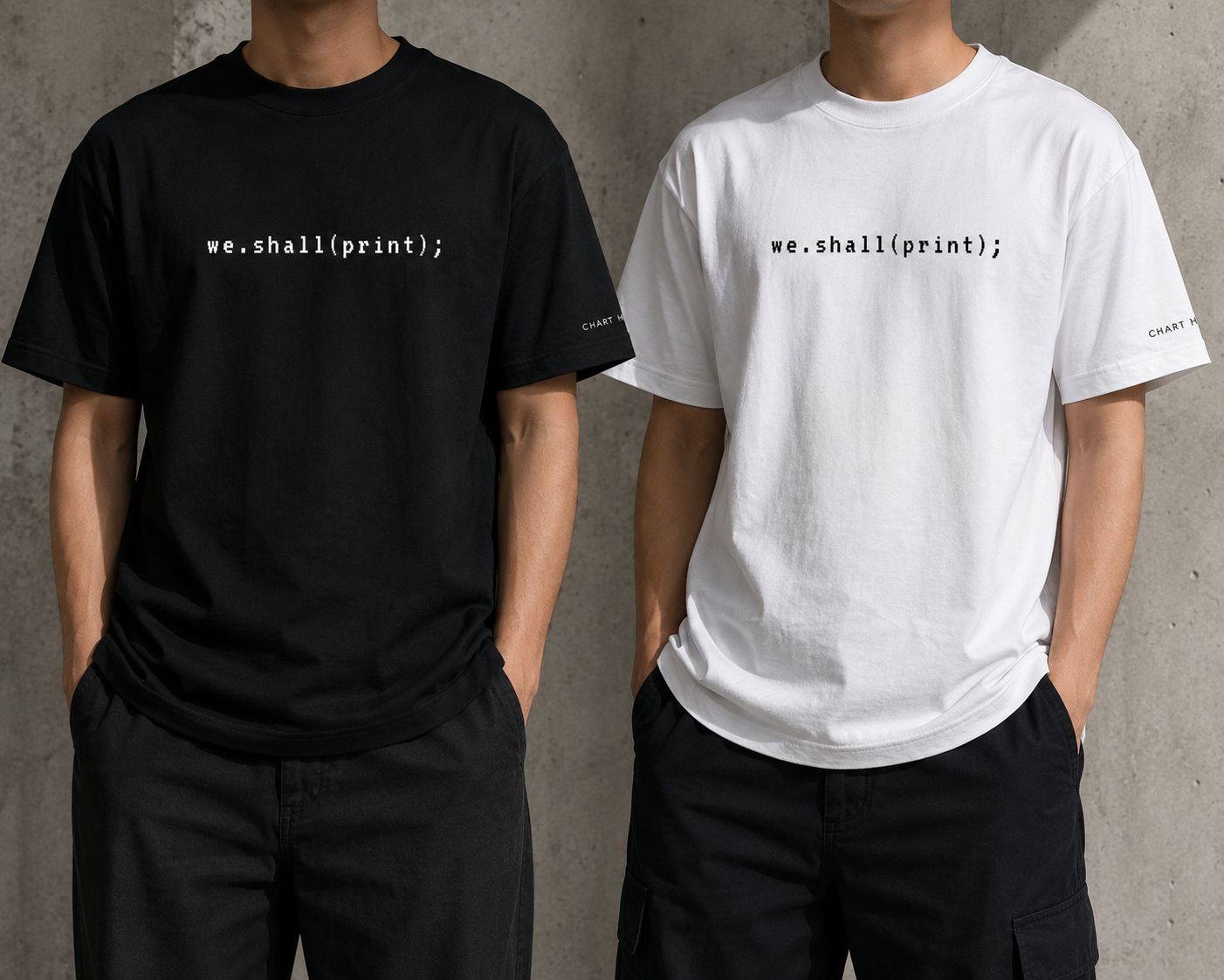 "WE SHALL PRINT" TEE