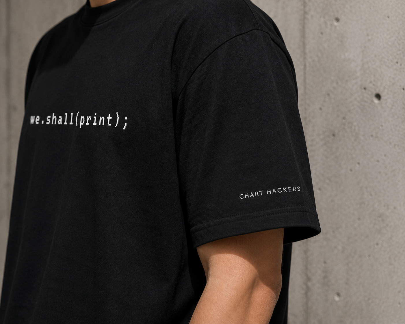 "WE SHALL PRINT" TEE