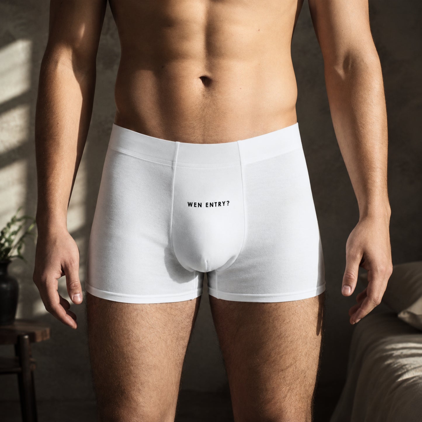 "WEN ENTRY?" BOXERS
